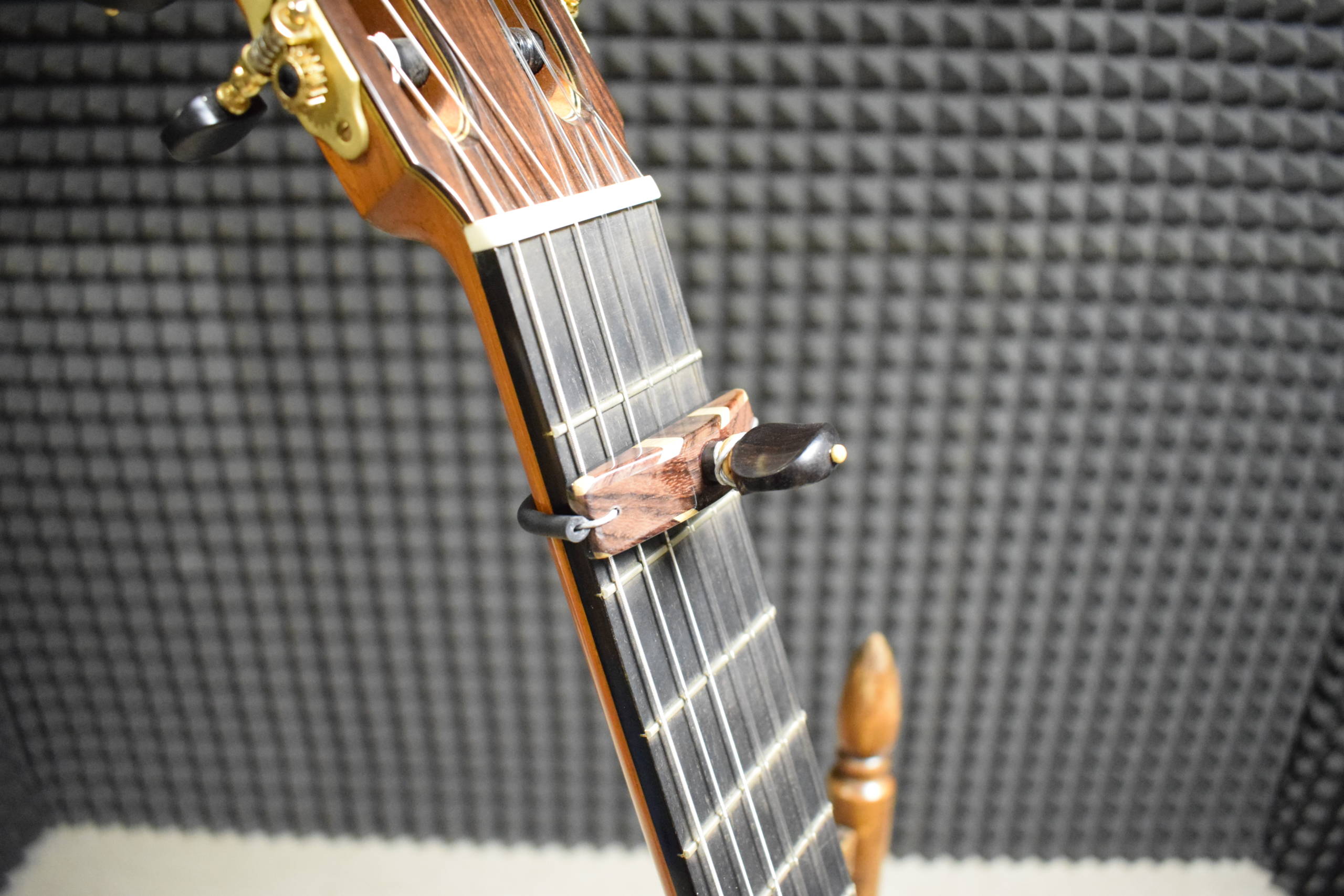 Cejilla de madera artesanal cejilla cejilla de madera flamenca guitarra  acústica y clásica de ébano Cejilla de madera artesanal