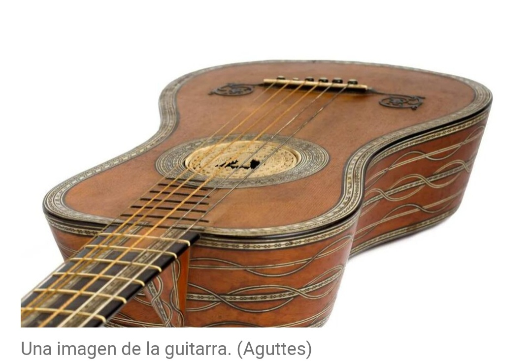Aguttes subasta esta guitarra histórica